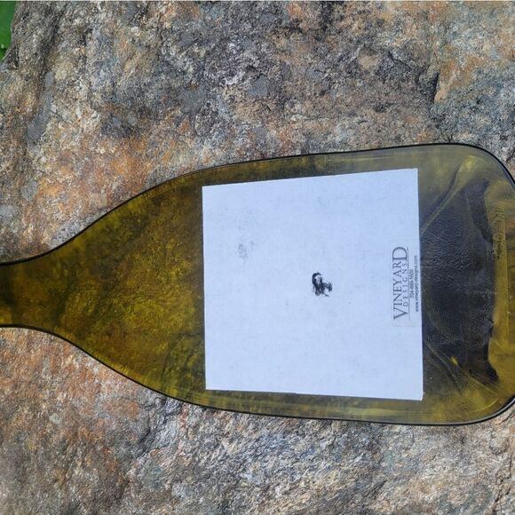 Pressed Glass Wine Bottle - Picture 7 of 8